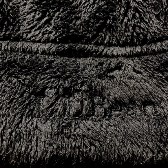 LL.Bean fleece beanie one size black 100% polyester watchman cap Gorpcore - Picture 4 of 6